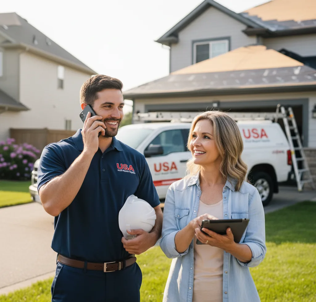 USA Roof Repair Experts customer support in Morton